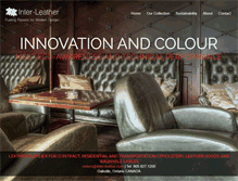 Tablet Screenshot of inter-leather.com